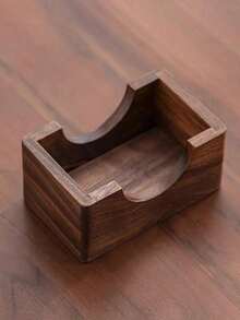 4 pièces/3 pièces/2 pièces/1 pièce Dessous de verre en noyer noir, 1 set de dessous de verre en bois, dessous de verre ronds en hêtre jaune, set de dessous de verre en bois de hêtre, tapis pour tasses à café, décoration de table à manger, décoration de table de cuisine et de salon, dessous de verre isolants contre la chaleur - couleur noyer - Voir 5