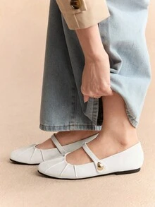 Rosivie 2025 Sommer Neue Französische Quadratische Zehenform Vielseitige Schwarze Cut Out Gewebte Flache Damen Schuhe Mit Niedriger, Atmungsaktiv Und Bequem