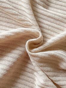 SHEIN Vintaside Kids 5件装女童可爱罗纹蝴蝶结印花圆领长袖T恤 - 粉色 - 查看 5