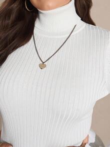 Comfylo Set de 3 suéteres de mujer de talla grande - Marrón Chocolate - Ver 9