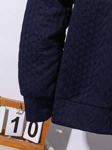 SHEIN Bộ 2 chiếc áo hoodie và quần jogger rộng rãi thoải mái cho bé trai/trẻ vị thành niên - Nhiều màu - Xem 5
