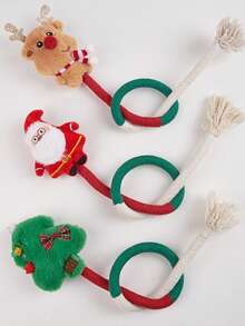 PETSIN 1 Peça Brinquedo de Mordida de Natal, Cor Aleatória