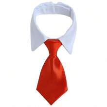 PETSIN 1条圣诞元素宠物领带、英式领带、狗狗装饰领带、狗狗绅士围巾、猫狗领带、宠物口水巾、宠物配饰用品