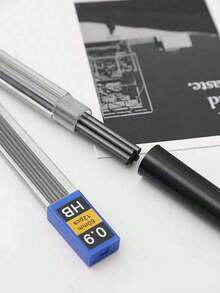 1 Box Of 0.3/0.5/0.7/0.9/1.3/2.0mm Drawing Automatic Pencil Lead Refills, HB Resin Mechanical Pencil Refill Leads, Metal Pencil Lead Refills, 0.5/0.7/0.9/1.3/2.0mm Mechanical Pencil Leads For Engineering, Drafting, Drawing