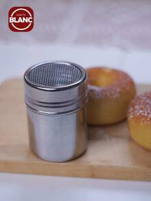 Tamiz de acero inoxidable y agitador de azúcar en polvo - Plateado - Ver 2