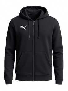 Puma TeamGOAL Women's Zip Hooded Jacket Black - Black - View 1