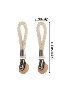 2 pièces Pinces à serviette, Pinces à serviette tressées, Pinces de rangement de salle de bain, Pinces crochets multifonctions pour chaussettes, serviettes, pinces de rangement ménager.