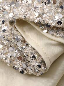 DAZY 女士时尚亮片高腰半身裙，适合派对、新年、嘉年华等场合