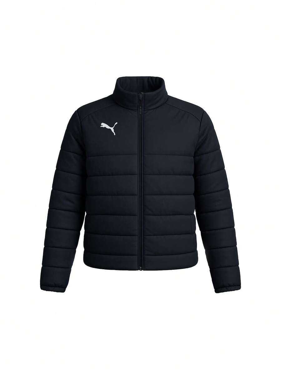 Puma Teamliga Kids Zip Padded Jacket Black