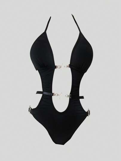 Kawaii Cute Lace Contrast Color Underwire Sexy Bodysuit