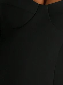 Vowa Elegante vestido ajustado con escote en V, hombros descubiertos, parches de punto marrón, volantes florales en el bajo, adecuado para citas, vacaciones, cumpleaños, bodas, graduaciones, fiestas de cóctel