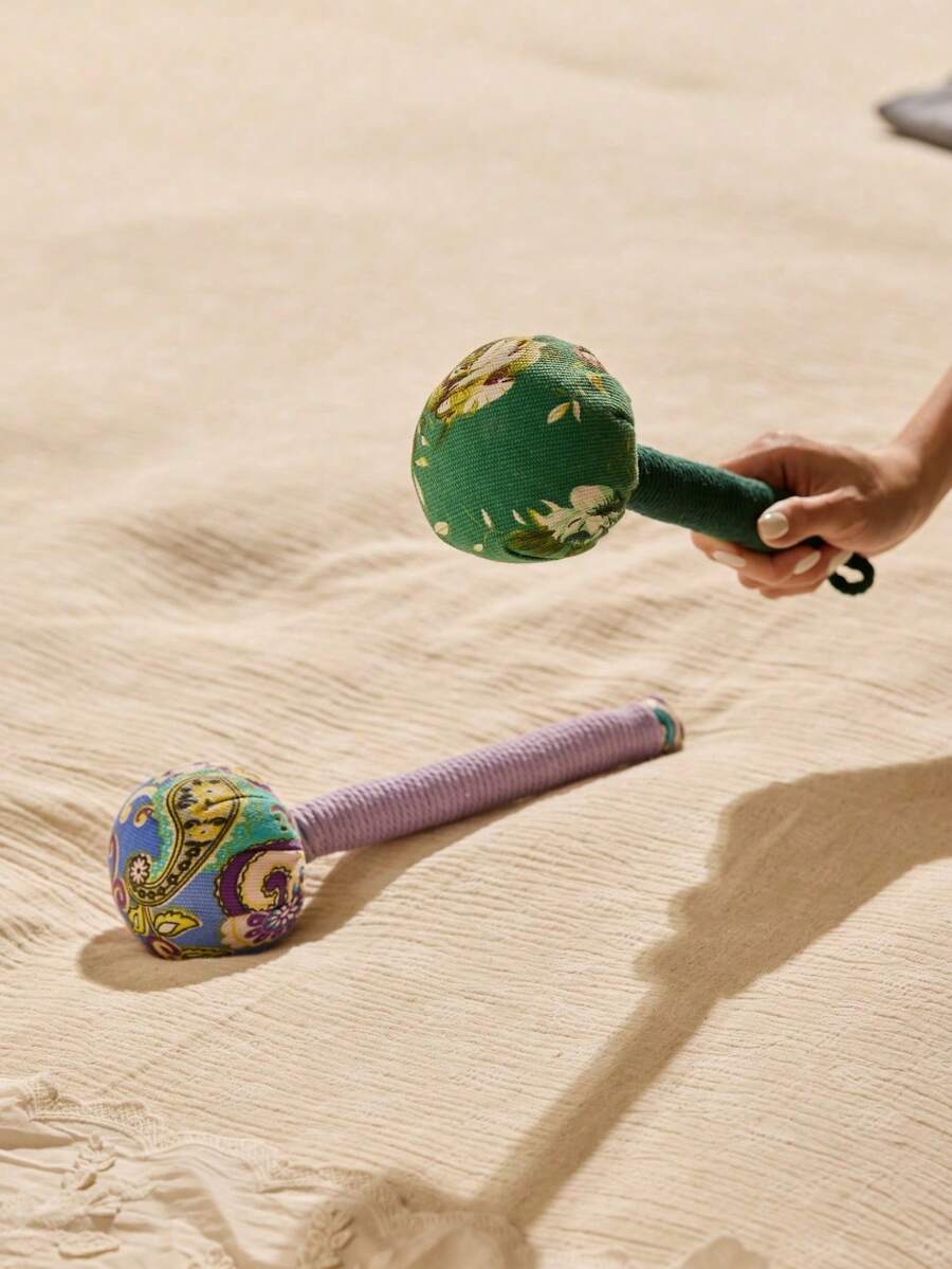 Cirelle 1 件装草本植物健康锤，手动经络按摩棒，手持全身按摩敲击，缓解全身压力 - 彩色 - 查看 1