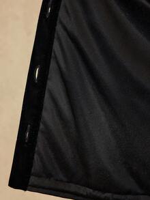 MOTF PREMIUM 亮片毛绒人造珍珠串珠饰边夹克 - 黑色 - 查看 8