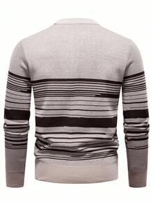 Manfinity Homme Maglione asimmetrico lavorato a maglia con fodera termica, autunno/inverno, da uomo