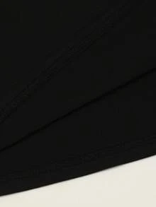 EMERY ROSE Camiseta de Navidad con estampado retro y divertido de paseo invernal en un mundo de maravillas, para mujer, de verano - Negro - Ver 5