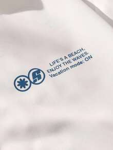 Manfinity VCAY Camiseta de Manga Curta Los Angeles Swaggy - Camiseta Casual Estampada Masculina, Aparência Fashionável e Confortável de Usar