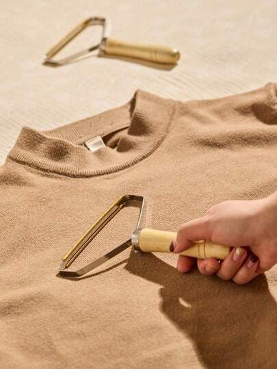 Cirelle 1/2pcs Manual Portable Lint Remover, Clothes Fuzz Shaver For Removing Lint On Clothes, Sofa, Carpet, Blanket, Pet Hair