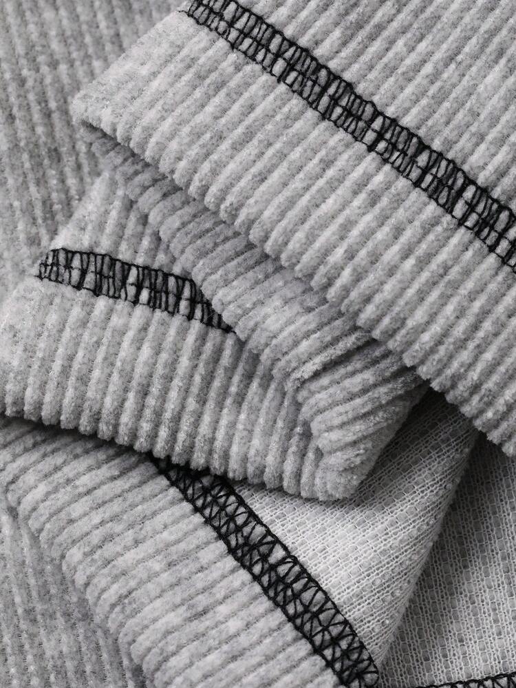 2pcs/Set Women Contrast Color Hoodie And Loose Sweatpants Casual Tracksuit Tracksuits Women Set Lounge Sets For Women