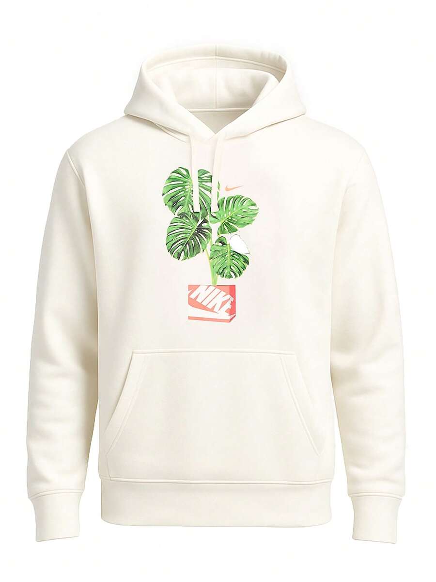 Nike Club Men's Pullover Hoodie Sail - Beige - View 1