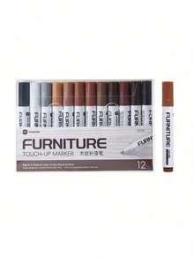 1 家具修补记号笔、木质橱柜、地板修补填充棒、划痕修复套装、补漆笔、复合材料修补（部分款式、位置或标识随机发货，不影响使用）、男士工具