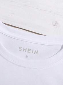 Franclia 女式常规花卉印花短袖圆领T恤 - 白色 - 查看 3