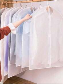 1/5/10 Stück große Kleidersäcke, staubdichte Aufbewahrungshüllen mit Reißverschluss, Kleiderschrank-Organizer für Mäntel, Anzüge, Jacken, Reise und Zuhause, mit transparentem Fenster