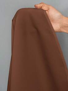 Slaydiva 优雅的V领露背连衣裙，白色，夏日假期 - 棕色 - 查看 8