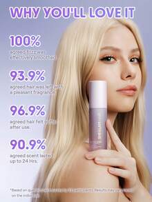 SHEGLAM HAIR On The Glow Silky Hair Perfume, Anti Frizz Detangler Mist, Conditioning Hair Detangling Spray, Tames Frizz & Flyaways, Nourishes With Hair, Protects Against Heat Damage, Never Greasy Or Heavy, Leaves Hair Smooth, Silky And Glossy For Curly, Dry & Damaged Hair Graduation Birthday Holiday Summer Fall Autumn Y2K Fancy Fashion Women Makeup Cosmetic Party Beach Travel Camping Outdoors School Campus Festivals Decor Gift Present Rose Girl Best Color Charm Vibe Pink Christmas New Year Thanksgiving Day Valentine's Day