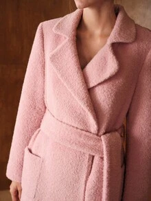 MOTF PREMIUM WOOL BELTED OVERCOAT