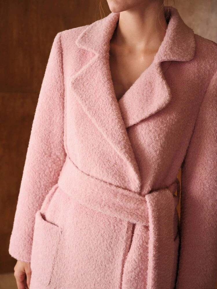 WOOL BELTED OVERCOAT