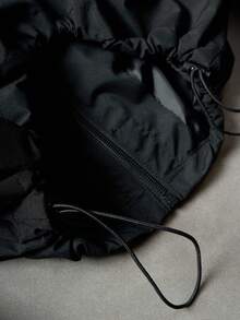 PAVTROS Men Casual Black Techwear Rain Y2k Style Jacket,Outdoor Windbreaker, Parka,Baggy,Winter Jacket,Streetwear, Fall