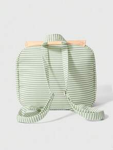 ROMWE Kawaii Balo sọc xanh lá cây mới, Balo sức chứa lớn hình quả táo đỏ phong cách nữ tính ngọt ngào, Balo học sinh hoạt hình dễ thương, Balo thường ngày mua sắm cho nữ, Balo nhỏ thời trang du lịch và nghỉ dưỡng, Quà tặng sinh nhật. - màu xanh lá - Xem 2