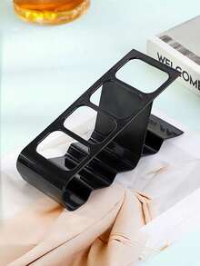 Home Desktop Storage Box Organizer, Transparent Remote Control Stand Holder, Multifunctional Compartment Storage Basket For Office Desk, Makeup Cosmetics, Small Essentials