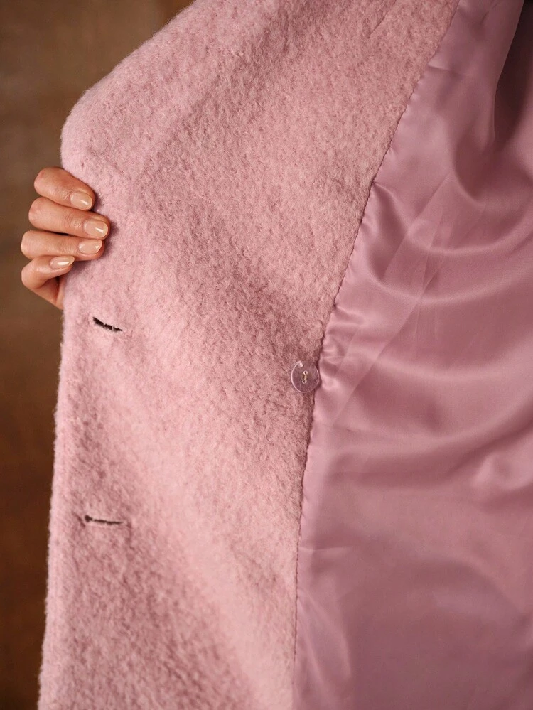 WOOL DOUBLE BREASTED OVERCOAT