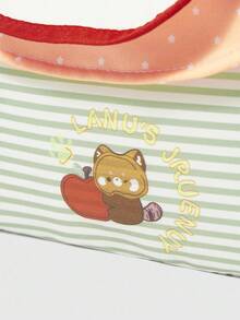 ROMWE Kawaii Balo sọc xanh lá cây mới, Balo sức chứa lớn hình quả táo đỏ phong cách nữ tính ngọt ngào, Balo học sinh hoạt hình dễ thương, Balo thường ngày mua sắm cho nữ, Balo nhỏ thời trang du lịch và nghỉ dưỡng, Quà tặng sinh nhật. - màu xanh lá - Xem 5