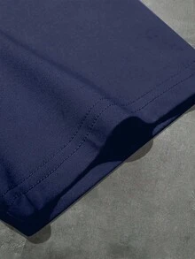 PAVTROS 男式数字条纹印花圆领短袖T恤 - 彩色 - 查看 3