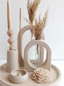 Unique Arched Rectangular Round Hydroponic Gypsum Hollow Flower Vase Silicone Mould - DIY Hydroponic Vase Resin Mold For Asymmetric Plant Vase, Home Decor, And Creative Gardening Projects - Reusable, And Easy To Use Silicone Mold For Various Plant Shapes And Sizes