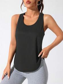 CourtClass Camiseta sin mangas casual para mujer para entrenamiento diario, correr, fitness - Multicolor - Ver 4
