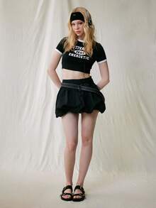 Solecia Casual Black Flat Sandals With Metal Square Buckle, Perfect For Vacation Spring Shoes Spring Break Easter For Christmas - Black - View 11