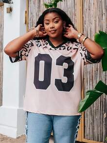 PeachySprinkles Leopard Print Tank Top Streetwear Casual Racerback T-Shirt For Sexy Women Graphic Tees Women Tops - Multicolor - View 6