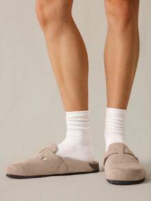 Solecia Men's Casual Versatile Khaki Sandals