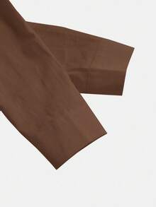 BizChic 春夏新款翻领前开襟女式衬衫，现代优雅都市通勤休闲浪漫90年代复古风，适合圣诞节、新年、情人节、派对、海滩、毕业典礼、嘉年华、假日等各种场合，简约浪漫百搭，适合婚礼宾客、主人、约会、派对、音乐会、早午餐、机场等多种场合。 - 棕色 - 查看 11