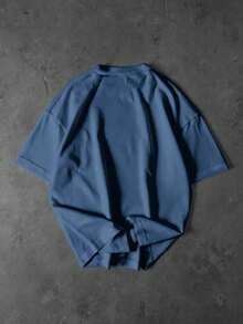 Sport MetroGents Áo thun thể thao cổ tròn tay ngắn in hình tạ cho nam, Bộ áo tập gym mùa hè Áo thể thao nam Áo tập gym Áo tập gym cỡ lớn - Đỏ - Xem 8