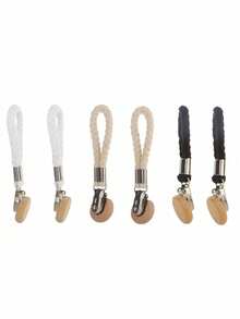 2 pièces Pinces à serviette, Pinces à serviette tressées, Pinces de rangement de salle de bain, Pinces crochets multifonctions pour chaussettes, serviettes, pinces de rangement ménager.