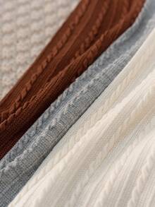 Loomiva 3件套女婴花卉装饰松紧腰裤套装 - 彩色 - 查看 3