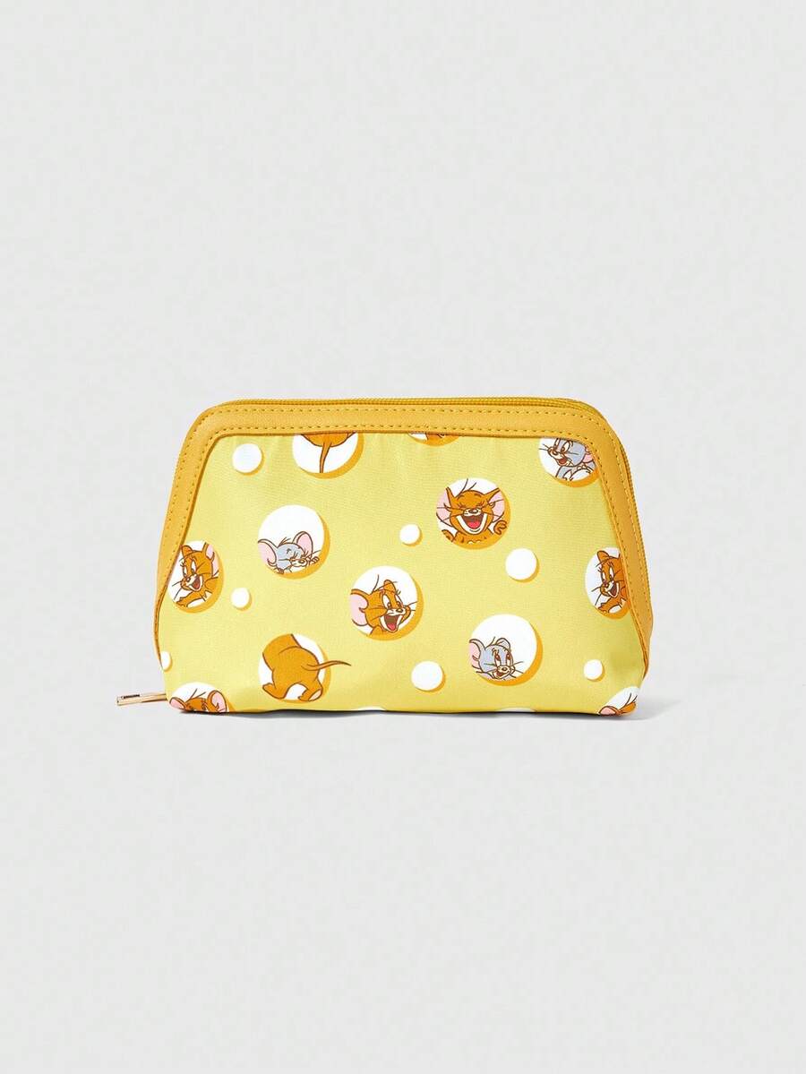 TOM & JERRY X SHEIN Women Hand Bag - Mustard Yellow - View 1