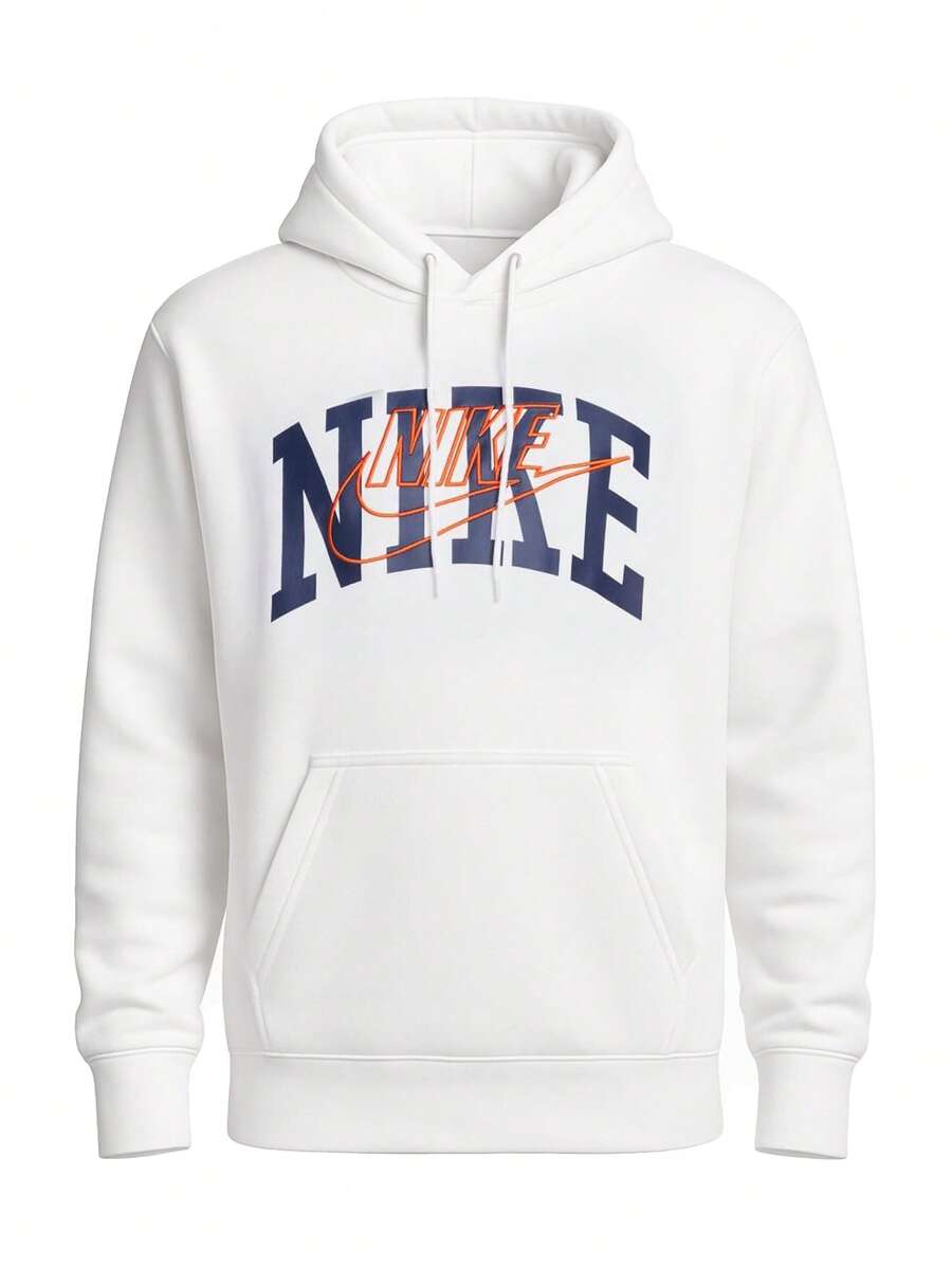 Nike Club Men's Pullover Hoodie White
