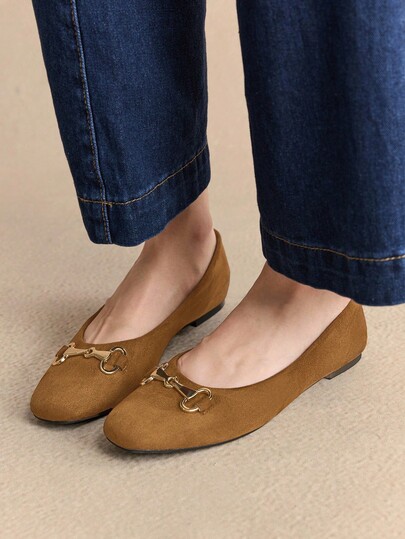 Rosivie Mocassins femininos casuais, confortáveis e versáteis