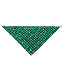 PETSIN 1-częściowy świąteczny szalik dla zwierząt, krata w stylu płatków śniegu, szalik dla psa, szalik dla kota, dekoracja świąteczna dla zwierząt, szalik dla zwierząt, artykuły dla zwierząt