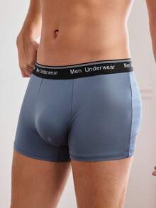 Chiloți sport casual minimalisti și confortabili pentru bărbați, gri, cu talie elastică, stil sport - Multicolor - Vizualizare 4